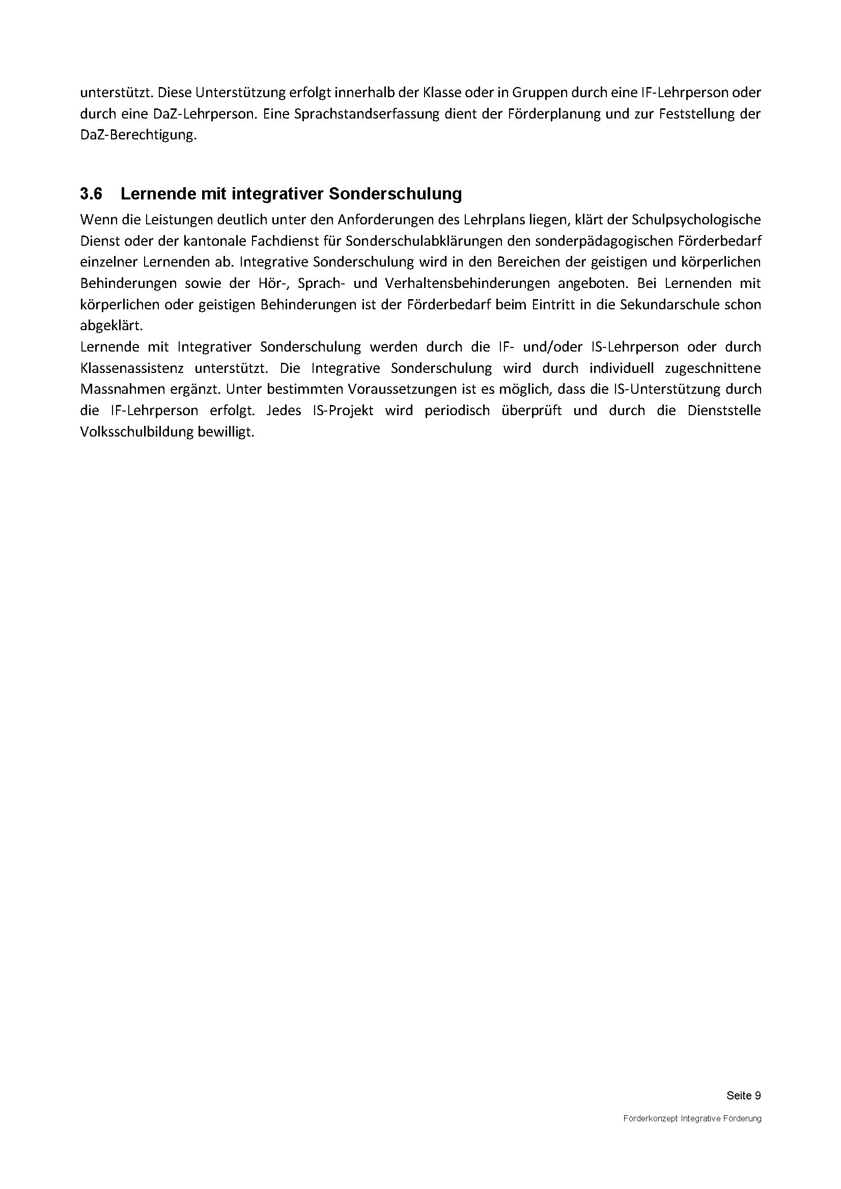 Integrative Förderung 9